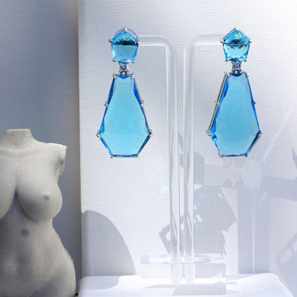 Lela Azure Earrings