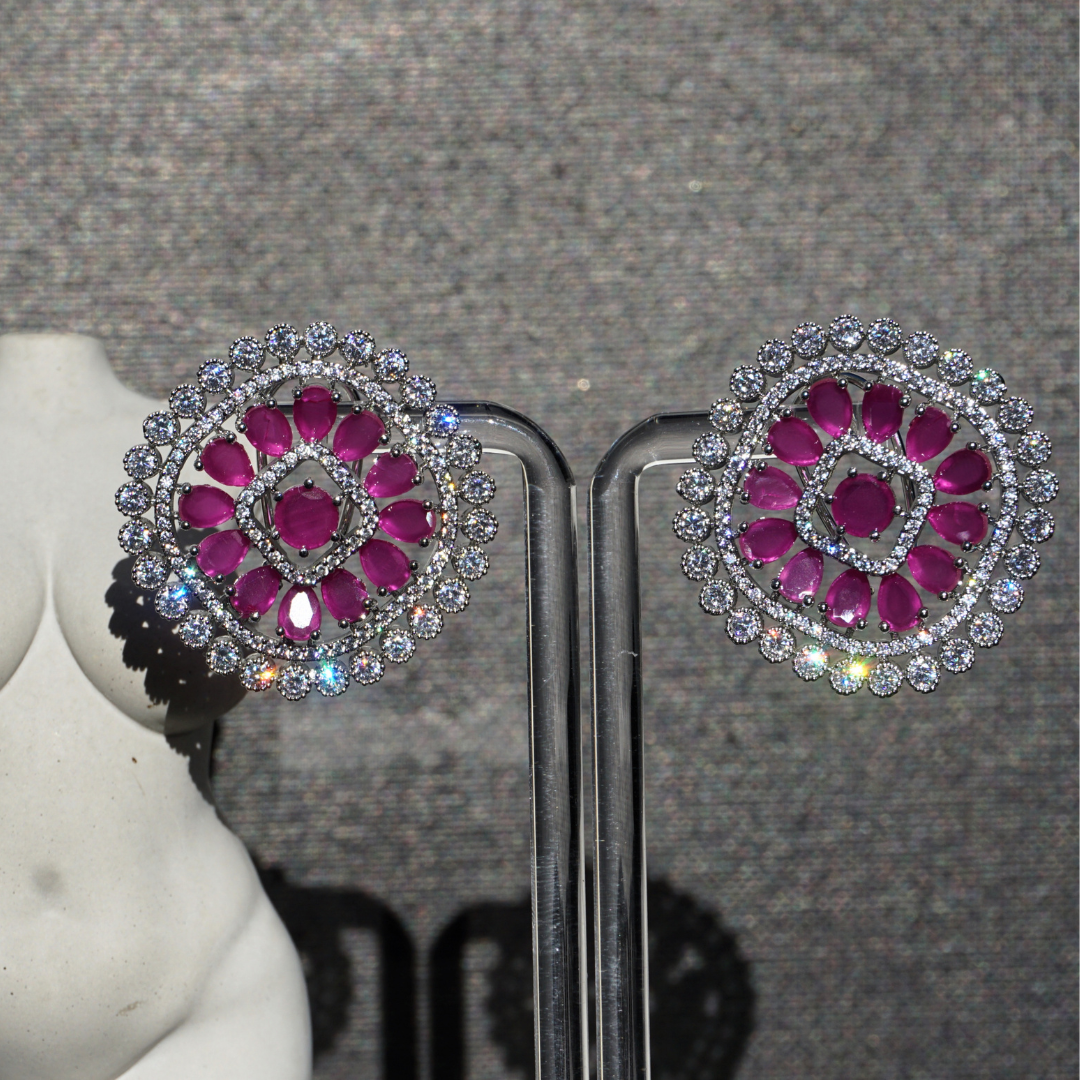 Diva Ruby Earrings