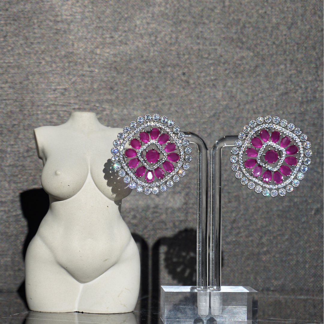 Diva Ruby Earrings